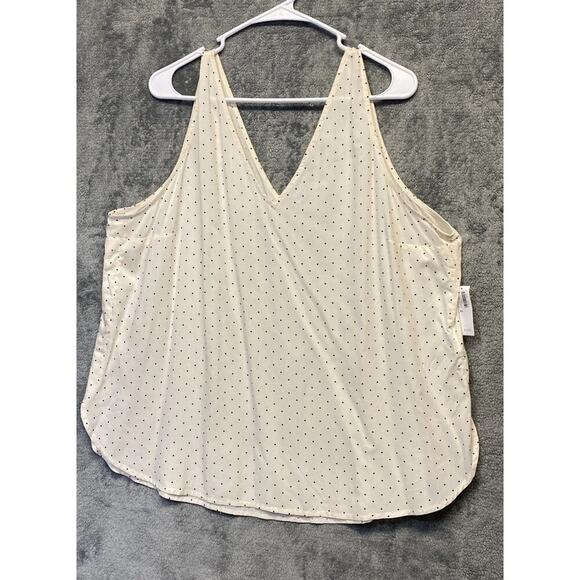 Old Navy Women’s Polka Dot Tank Blouse Size XL - Picture 1 of 11